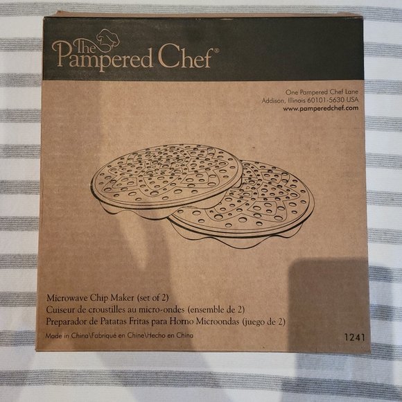 NIB Pampered Chef Microwave Chip Maker - Picture 1 of 6